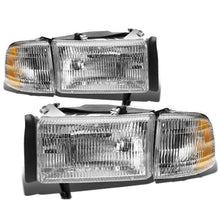 Load image into Gallery viewer, 94-02 Dodge Ram OEM Style Headlights Chrome Housing 4PC Kit