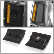 Load image into Gallery viewer, 1994-2000 GMC C10 8PC Black Housing Amber Corner Headlights