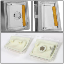 Load image into Gallery viewer, 94-00 GMC C10 Chrome Housing Headlights w/ Amber Corner 8PC Kit