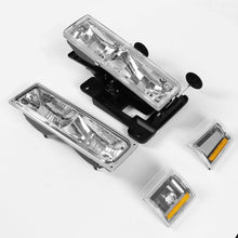 Load image into Gallery viewer, 94-00 GMC C10 Chrome Housing Headlights w/ Amber Corner 8PC Kit