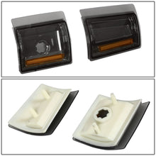 Load image into Gallery viewer, 94-00 GMC C10 8PC Smoke Housing Headlight Set w/ Amber Corners