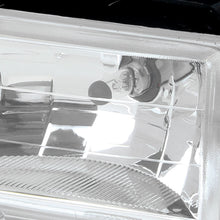 Load image into Gallery viewer, 88-93 Chevrolet C10 Chrome Housing Clear Corner 8PC Headlight Set