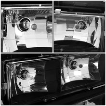 Load image into Gallery viewer, 94-98 Chevrolet C10 Black Housing Headlights with Clear Corners 8PC