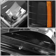 Load image into Gallery viewer, 94-98 Chevrolet C10 8PC Black Housing Headlights w/ Amber Corner
