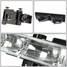 Load image into Gallery viewer, 94-98 Chevrolet C10 8PC Chrome Housing Clear Corner Headlights