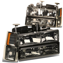 Load image into Gallery viewer, 1994-1998 Chevrolet C10 Smoke Housing Headlights with Amber Corner