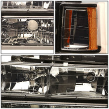 Load image into Gallery viewer, 1994-1998 Chevrolet C10 Smoke Housing Headlights with Amber Corner
