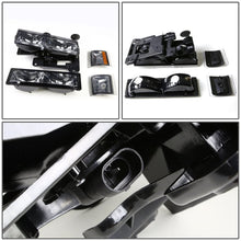 Load image into Gallery viewer, 1994-1998 Chevrolet C10 Smoke Housing Headlights with Amber Corner