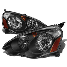 Load image into Gallery viewer, 02-04 Acura RSX Black Housing Amber Corner Headlights