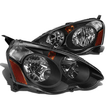 Load image into Gallery viewer, 02-04 Acura RSX Black Housing Amber Corner Headlights
