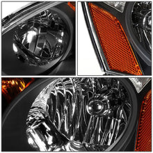 Load image into Gallery viewer, 02-04 Acura RSX Black Housing Amber Corner Headlights