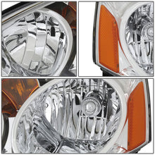 Load image into Gallery viewer, 02-04 Acura RSX Chrome Housing Amber Corner Headlights