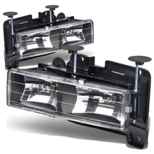 Load image into Gallery viewer, 88-98 Chevrolet C10 Black Housing Headlights 2PC 9005/9006