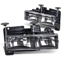 Load image into Gallery viewer, 88-98 Chevrolet C10 Black Housing Headlights 2PC 9005/9006
