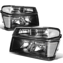Load image into Gallery viewer, 04-12 Chevrolet Colorado &amp; GMC Canyon Black Housing Headlights 4PC Kit