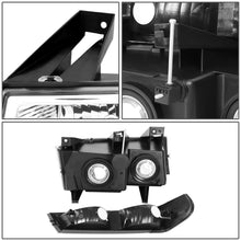 Load image into Gallery viewer, 04-12 Chevy Colorado Chrome Headlights w/ Amber Corner 4PC Set