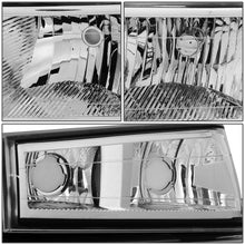 Load image into Gallery viewer, 04-12 Chevrolet Colorado Chrome Housing Clear Corner Headlights 4PC