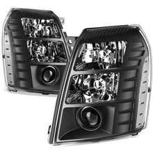 Load image into Gallery viewer, 07-14 Cadillac Escalade Black Housing Clear Corner Headlights
