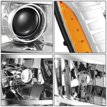 Load image into Gallery viewer, 2007-2014 Cadillac Escalade Chrome Headlights with Amber Corner