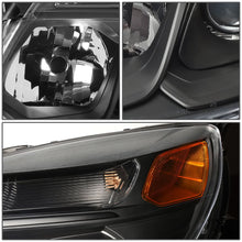 Load image into Gallery viewer, 16-17 Chevrolet Equinox Projector Headlights - Black Housing Amber Corner