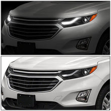 Load image into Gallery viewer, 2018-2021 Chevrolet Equinox Projector LED DRL Headlights Black Housing