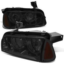Load image into Gallery viewer, 06-10 Dodge Charger 4PC Smoke Housing Headlights w/ Amber Corner