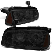 Load image into Gallery viewer, 06-10 Dodge Charger 4PC Smoke Housing Headlights w/ Amber Corner