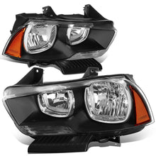Load image into Gallery viewer, 2011-2014 Dodge Charger Black Housing Headlights with Amber Corner