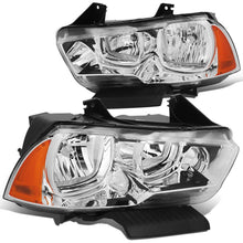 Load image into Gallery viewer, 2011-2014 Dodge Charger Chrome Amber Corner Headlights