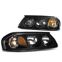 Load image into Gallery viewer, 2000-2005 Chevrolet Impala Black Housing Headlights w/ Amber Corner