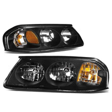 Load image into Gallery viewer, 2000-2005 Chevrolet Impala Black Housing Headlights w/ Amber Corner