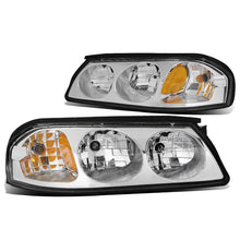Load image into Gallery viewer, 2000-2005 Chevrolet Impala Chrome Housing Headlights w/ Amber Corner