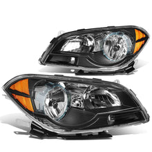 Load image into Gallery viewer, 2008-2012 Chevrolet Malibu Black Housing Headlights with Amber Corner
