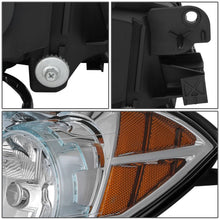 Load image into Gallery viewer, 08-12 Chevrolet Malibu Chrome Housing Headlights with Amber Corner