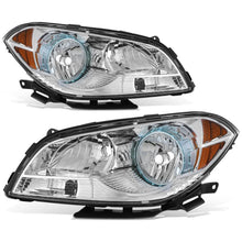 Load image into Gallery viewer, 08-12 Chevrolet Malibu Chrome Housing Headlights with Amber Corner