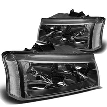 Load image into Gallery viewer, 03-06 Chevrolet Silverado/Avalanche Black Housing Headlights 2PC