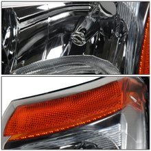 Load image into Gallery viewer, 03-06 Chevy Silverado Avalanche Chrome Headlights w/ Amber Corner