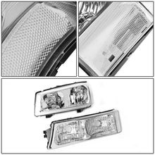 Load image into Gallery viewer, 03-06 Chevrolet Silverado / Avalanche Chrome Clear Headlights 4PC Set