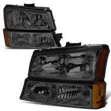 Load image into Gallery viewer, 2003-2006 Chevrolet Silverado Avalanche Smoke Headlights 4PC Set