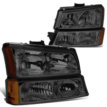 Load image into Gallery viewer, 2003-2006 Chevrolet Silverado Avalanche Smoke Headlights 4PC Set