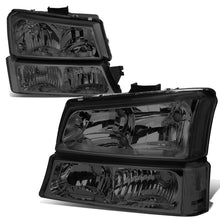 Load image into Gallery viewer, 03-06 Chevrolet Silverado / Avalanche Smoke Headlights - Clear Corner