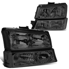 Load image into Gallery viewer, 03-06 Chevrolet Silverado / Avalanche Smoke Headlights - Clear Corner