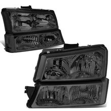 Load image into Gallery viewer, 03-06 Chevrolet Silverado / Avalanche Smoke Headlights - Clear Corner