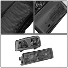 Load image into Gallery viewer, 03-06 Chevrolet Silverado / Avalanche Smoke Headlights - Clear Corner