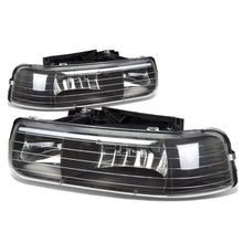 Load image into Gallery viewer, 99-06 Chevrolet Silverado Suburban Tahoe Black Housing Headlights