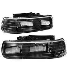 Load image into Gallery viewer, 99-06 Chevrolet Silverado Suburban Tahoe Black Housing Headlights