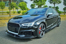 Load image into Gallery viewer, Audi RS3 8V Sedan (2017-2019) Carbon Fiber Front Lip – Facelift RS3 Bumper Front Lip