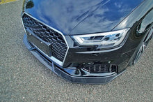 Load image into Gallery viewer, Audi RS3 8V Sedan (2017-2019) Carbon Fiber Front Lip – Facelift RS3 Bumper Front Lip