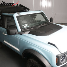 Load image into Gallery viewer, 2021-2025 Ford Bronco Non-Functional Black Front Hood Bonnet Cover ABS