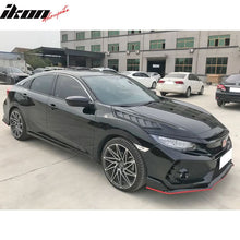 Load image into Gallery viewer, 2016-2020 Honda Civic 10th Gen V2 Style Black Hood Vents ABS
